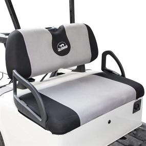 img 4 attached to CLUBRALLY Golf Cart Seat Cover Set Fit For Club Car Sports & Fitness