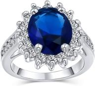 bling jewelry simulated sapphire engagement logo