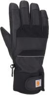 🧤 carhartt men's flexer glove - ideal black men's accessories for all-day comfort logo
