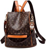 naitoke backpack anti theft daypack shoulder women's handbags & wallets in fashion backpacks 标志