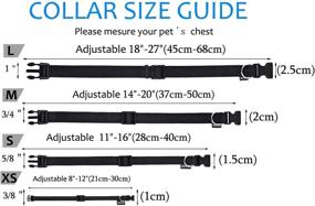 img 1 attached to 🐾 AMAGOOD Basic Cat Dog Collars: A Perfect Fit for Cats and Dogs of All Sizes