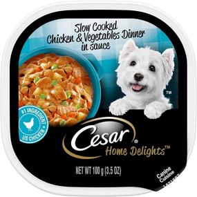 img 4 attached to Delicious CESAR HOME DELIGHTS: Pack of 24 🐶 Home Inspired Wet Dog Food for Your Precious Pooch