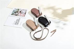 img 3 attached to 👜 Introducing MINICAT Screen Window Crossbody Bag: Sleek Brown Women's Handbags & Wallets with Crossbody Functionality