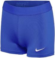 🏃 nike women's pro power compression shorts - 3 inch logo