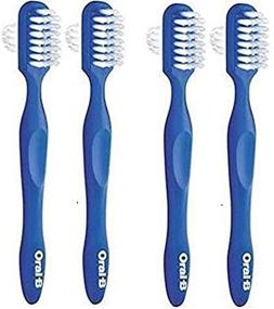 img 3 attached to 🦷 Oral B Denture Brush Dual Head (Pack of 4) - Ultimate Cleaning for Dentures
