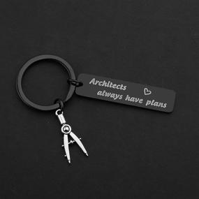 img 2 attached to 🏗️ MAOFAED Architect Gifts - Architecture Keychain for Architecture Students and Professionals: Always Have Plans