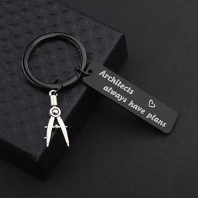 img 1 attached to 🏗️ MAOFAED Architect Gifts - Architecture Keychain for Architecture Students and Professionals: Always Have Plans