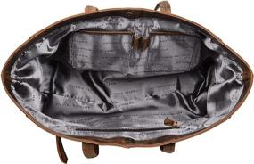 img 2 attached to Antonio Valeria Cognac Leather Shoulder Women's Handbags & Wallets for Totes