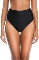 holipick women's clothing: bottoms strappy waisted swimsuit logo