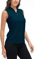 👚 mofiz women's sleeveless golf tennis polo shirt - sport active t-shirt for athletics логотип