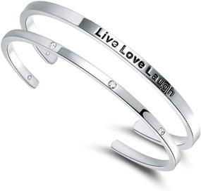 img 4 attached to VOLUKA Family Tree of Life Bangle Bracelet: Inspire and Empower Women and Girls