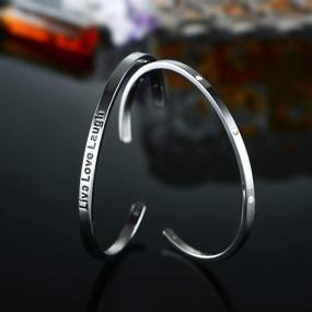 img 1 attached to VOLUKA Family Tree of Life Bangle Bracelet: Inspire and Empower Women and Girls