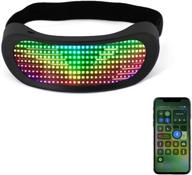 🎉 aizami led glasses: the ultimate bluetooth smart glasses for party raves, birthdays, and bars - app control, flashing display, diy animation, usb rechargeable - perfect gift for friends logo