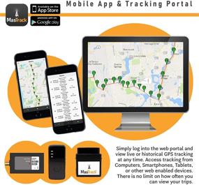img 2 attached to MasTrack Постоянная подключение к автомобилю в режиме реального времени GPS трекер включает 12 месяцев премиального сервиса...
