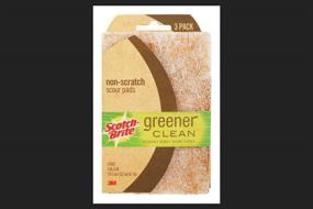 img 1 attached to Scotch Brite Greener Clean Natural Scour