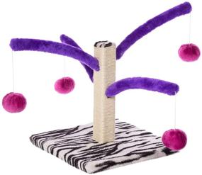 img 1 attached to Enhance Your Cat's Playtime with Prevue Pet Products Kitty Power Bounce 'n Spring Scratcher Furniture