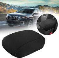 🚗 seven sparta neoprene console cover for jeep grand cherokee 2011-2018 - anti-scratch waterproof center console armrest protection logo