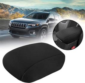 img 4 attached to 🚗 Seven Sparta Neoprene Console Cover for Jeep Grand Cherokee 2011-2018 - Anti-Scratch Waterproof Center Console Armrest Protection