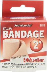 img 4 attached to Mueller Sports Elastic Bandage with Velcro Closure, 2-Inch - Optimal Care and Support for Sports Injuries