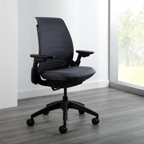 img 4 attached to 🪑 Allsteel Mimeo Black Onyx Task Chair