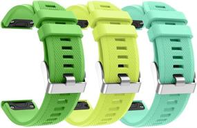 img 4 attached to 🕒 CharmingElf 22mm Watch Band Guide: Compatible with Garmin Fenix 5, Fenix 5 Plus, Fenix 6, Forerunner 935, 945, Quatix 5, Approach S60