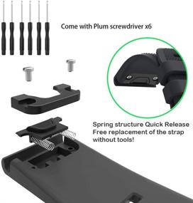 img 2 attached to 🕒 CharmingElf 22mm Watch Band Guide: Compatible with Garmin Fenix 5, Fenix 5 Plus, Fenix 6, Forerunner 935, 945, Quatix 5, Approach S60