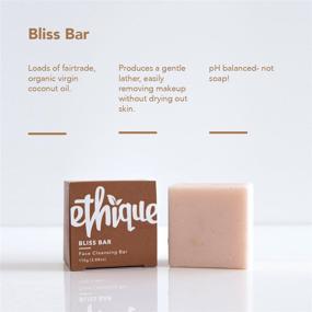 img 1 attached to 🌿 Sustainable Bliss: Ethique Face Cleansing Bar for Normal to Dry Skin, Soap-Free & Plastic-Free Vegan Facial Cleanser, Eco-Friendly 100% Compostable, Zero Waste - 3.88oz