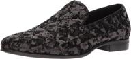 👞 stacy adams sequined driving loafer men's shoes: stylish slip-ons for loafers & fashion enthusiasts logo