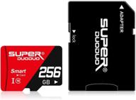 🎮 micro sd card 256gb memory card for nintendo switch - class 10 high speed with sd card adapter logo