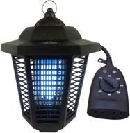 🦟 white kaiman electric bug zapper: outdoor mosquito lamp with timer, 2000 volt grid, and 20w uv tube for effective mosquito killing - waterproof bug zapper logo