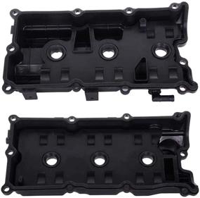img 3 attached to Left & Right Engine Valve Covers for 03-07 Infiniti 350Z, G35, FX35, 06-08 M35 - VQ35DE V6 Motor 3.5L - Includes Gaskets by Ecodone