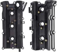 left & right engine valve covers for 03-07 infiniti 350z, g35, fx35, 06-08 m35 - vq35de v6 motor 3.5l - includes gaskets by ecodone logo
