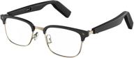 👓 metal frame optical lens replaceable bluetooth audio glasses for reading, gaming, and driving - wgp smart logo