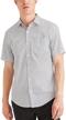 dockers sleeve button comfort gingham men's clothing in shirts logo