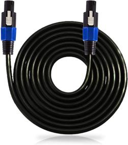 img 4 attached to 🔊 Pyle-Pro PPSS30 Speaker Cable Wire: 30ft 12 Gauge Black with Male Speakon Connection - Premium Heavy Duty Professional Audio Cord Connector - Superior Sound Delivery