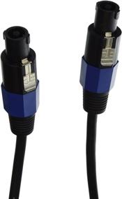 img 3 attached to 🔊 Pyle-Pro PPSS30 Speaker Cable Wire: 30ft 12 Gauge Black with Male Speakon Connection - Premium Heavy Duty Professional Audio Cord Connector - Superior Sound Delivery