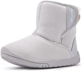 img 4 attached to ❄️ Warm Winter Fur Lined Baby Snow Boots for Girls and Boys - BMCiTYBM Infant/Toddler/Little Kid Shoes