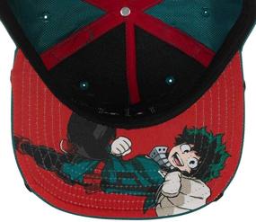 img 1 attached to 🧢 SEO-Friendly Bioworld My Hero Academia Deku Suit up Adjustable Snapback Hat