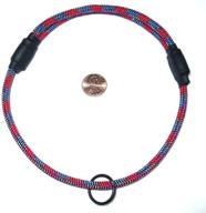 🦮 premium thin mountain rope dog id collar in fiesta - medium size - the original snickers collar: a stylish and reliable choice logo