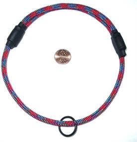 img 3 attached to 🦮 Premium Thin Mountain Rope Dog ID Collar in Fiesta - Medium Size - The Original Snickers Collar: A Stylish and Reliable Choice