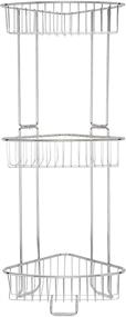 img 3 attached to 🚿 Convenient 3-Tier Rust-Proof Stainless Steel Shower Floor Caddy by ToiletTree Products (Collapsible & Assembly with Included Screwdriver)