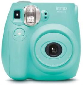 img 1 attached to Fujifilm Instax Mini 7S Seafoam Green Instant Film Camera With Film Twin Pack White (Renewed)