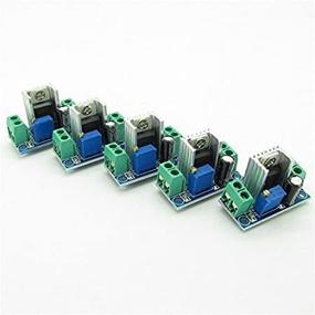 img 1 attached to 🔌 LM317 DC-DC Converter Buck Circuit Board with Adjustable Linear Regulator - Pack of 5