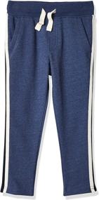 img 4 attached to 👖 Heather French Terry Joggers: Top Toddler Boys' Pants for Style and Comfort