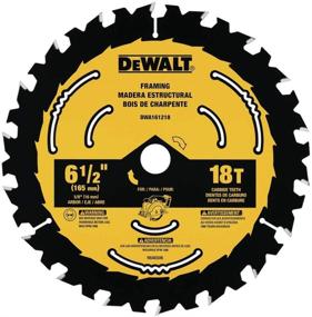 img 4 attached to DEWALT DWA161218 6.5-Inch Circular Saw Blade with 18 Teeth