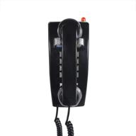 old style retro wall phone with handset volume control landline corded telehone waterproof and moisture proof for home logo