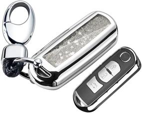 img 4 attached to YIJINSHENG Chrome Silver Remote Protective