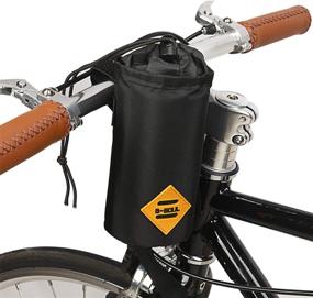 img 4 attached to 🚲 Bike Water Bottle Holder: Insulated Stem Bag with Frame & Handlebar Attachment - Convenient Cup Holder for Bicycle, Perfect for Huffy, Mountain Bikes, and Pushchairs