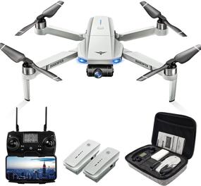 img 4 attached to 🚁 LARVENDER KF102 GPS 4K Drone: 2-Axis Gimbal, 2 Batteries, WiFi FPV, Auto Return Home – Perfect Camera Drone for Adults & Beginners