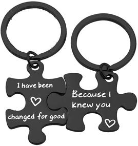img 4 attached to 🧩 MAOFAED Best Friend Puzzle Keychains: A Graduation Friendship Keychain that Transforms Lives Forever